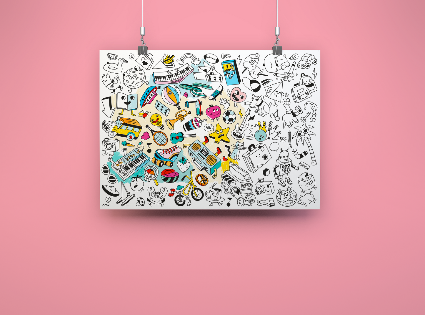 Omy - Baby Pop Art poster