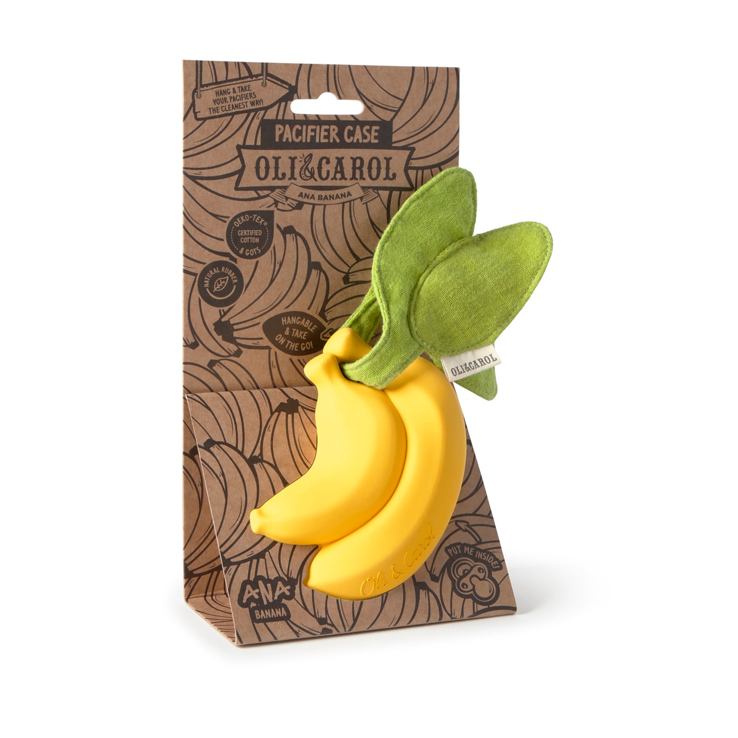 Oli & Carol - Ana Banana Pacifier Case