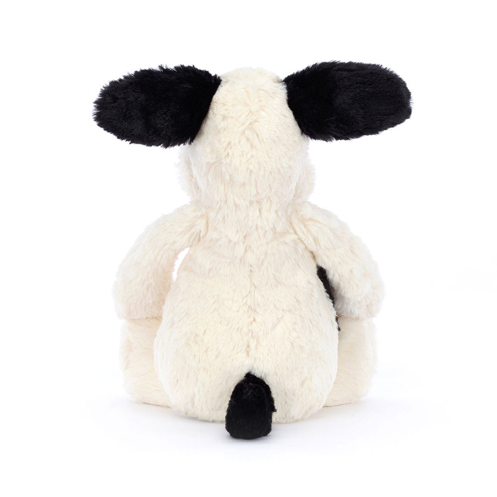 JellyCat - Bashful Black & Cream Puppy