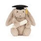 JellyCat - Bashful Bunny Graduation Outfit