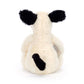 JellyCat - Bashful Black & Cream Puppy (small)