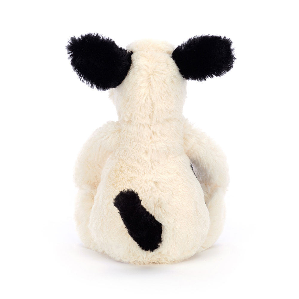JellyCat - Bashful Black & Cream Puppy (small)