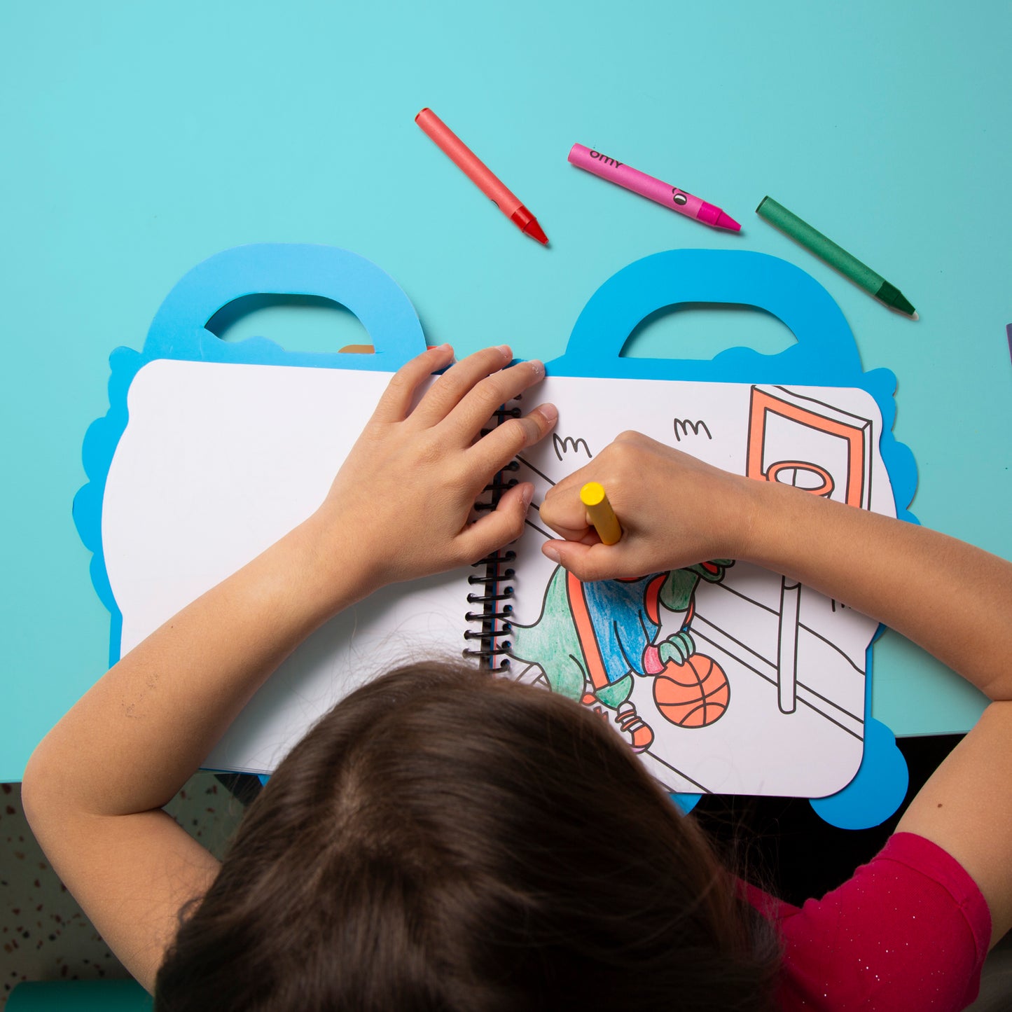 Omy - Super Coloring & Stickers Book Dino