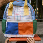Mini Kyomo - Color block and notebook backpack