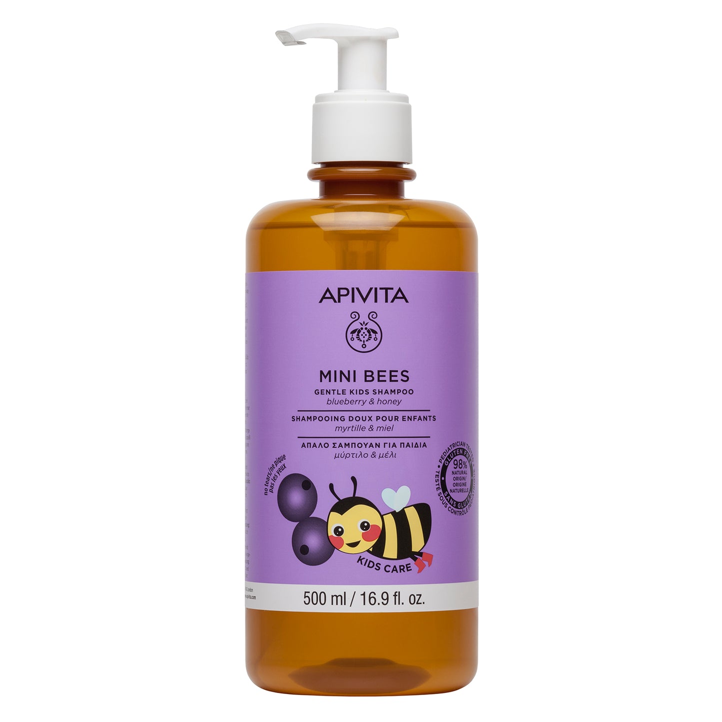 Apivita - Mini Bees kids shampoo 500ml