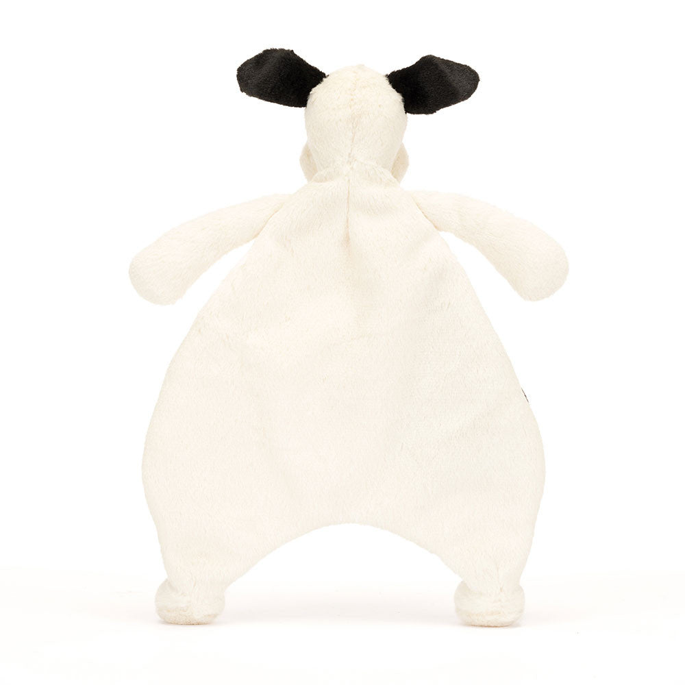 JellyCat - Bashful Black & Cream Puppy Comforter