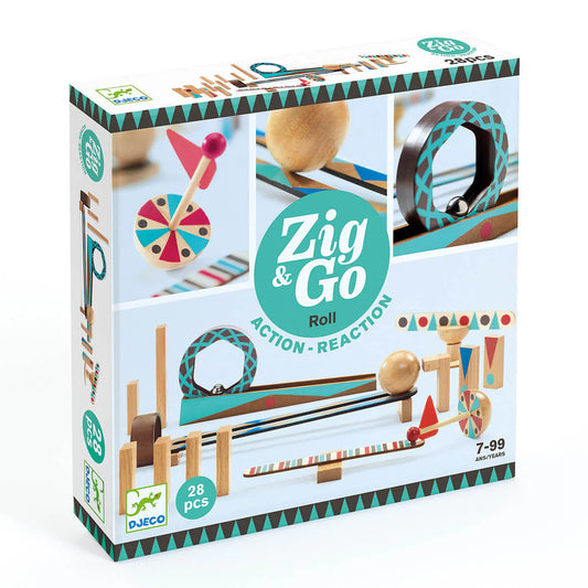 Djeco - Zig & Go Roll (28 Pieces)