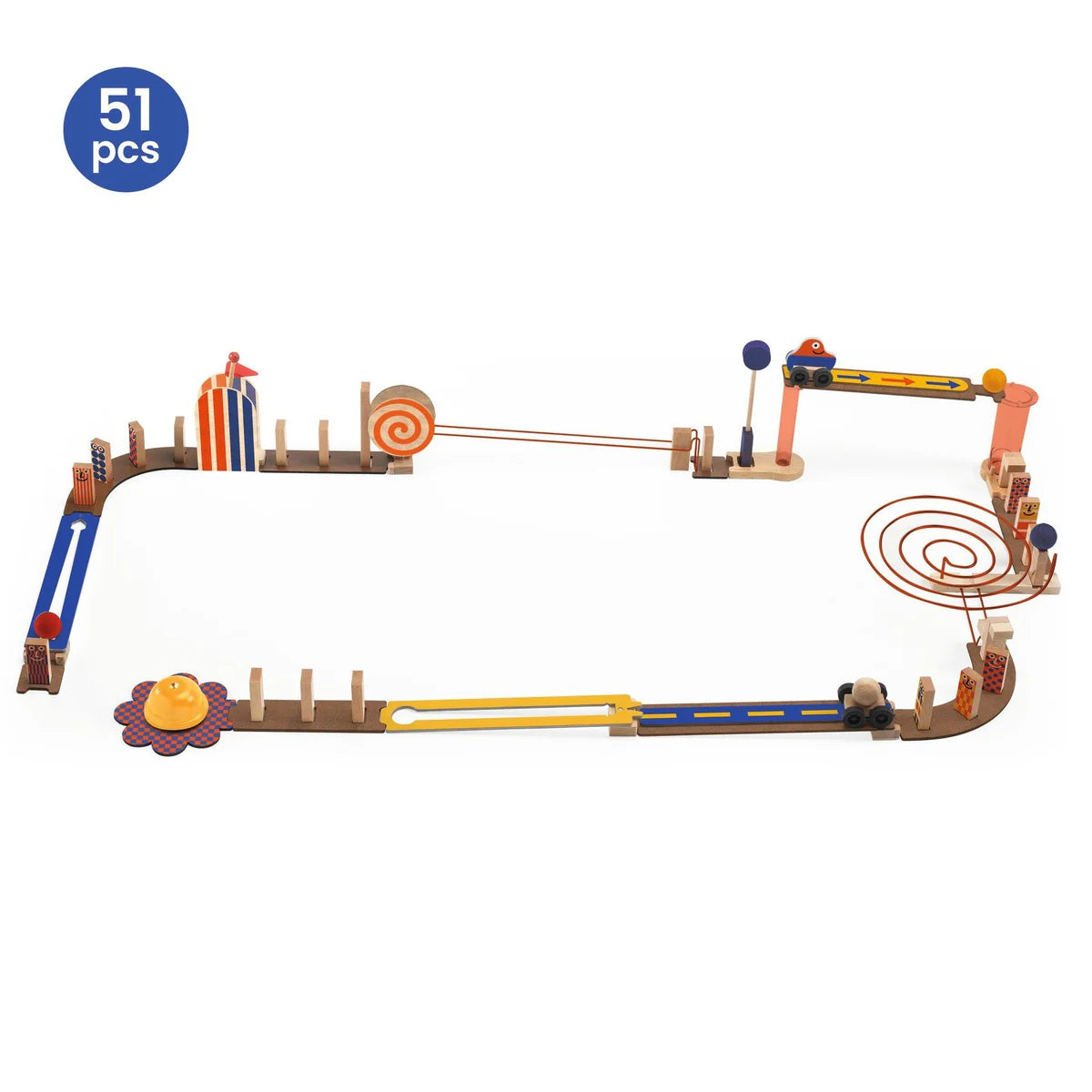 Djeco - Zig & Go Junior Racer (51 pieces)