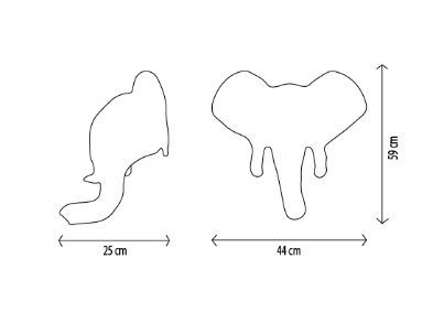 Wild & Soft - George the elephant (Head)