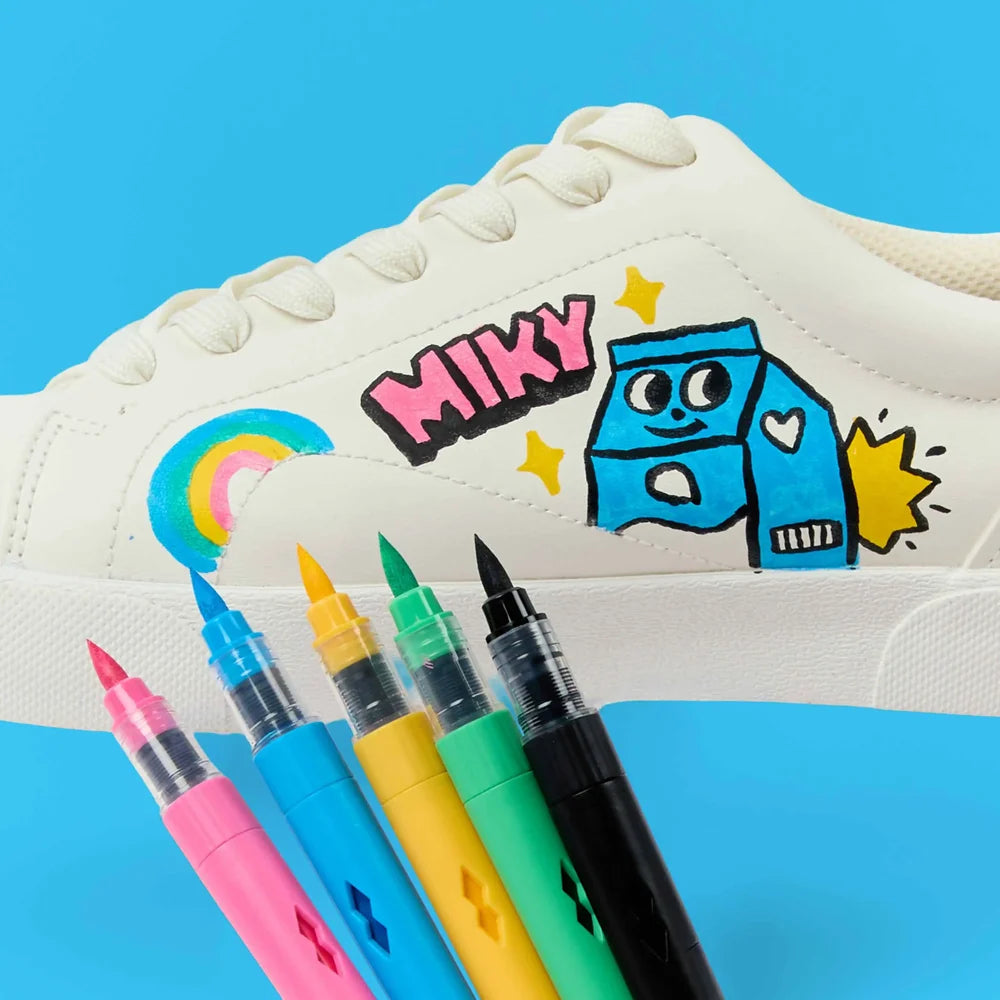 Omy - Brush Power acrylic markers (12 colours)