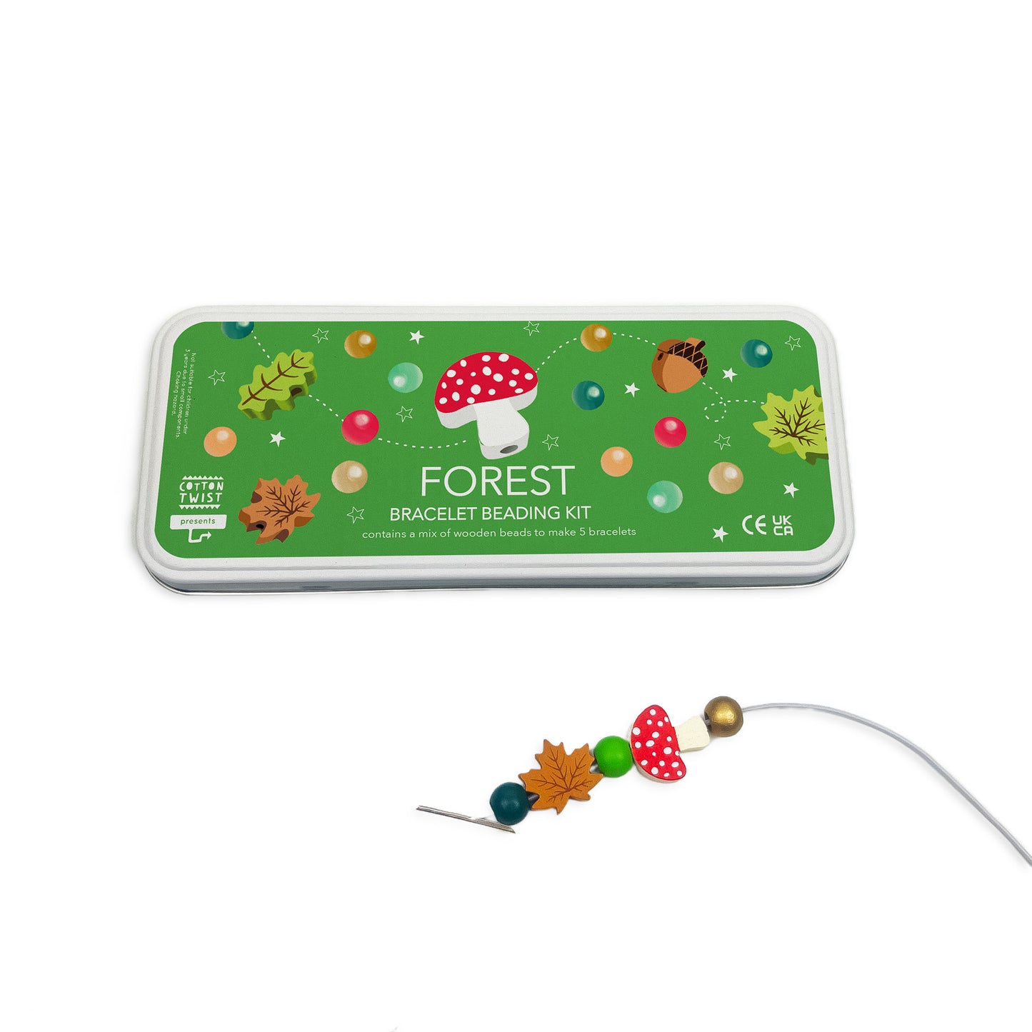 Cotton twist - Forest bracelet Beading Kit