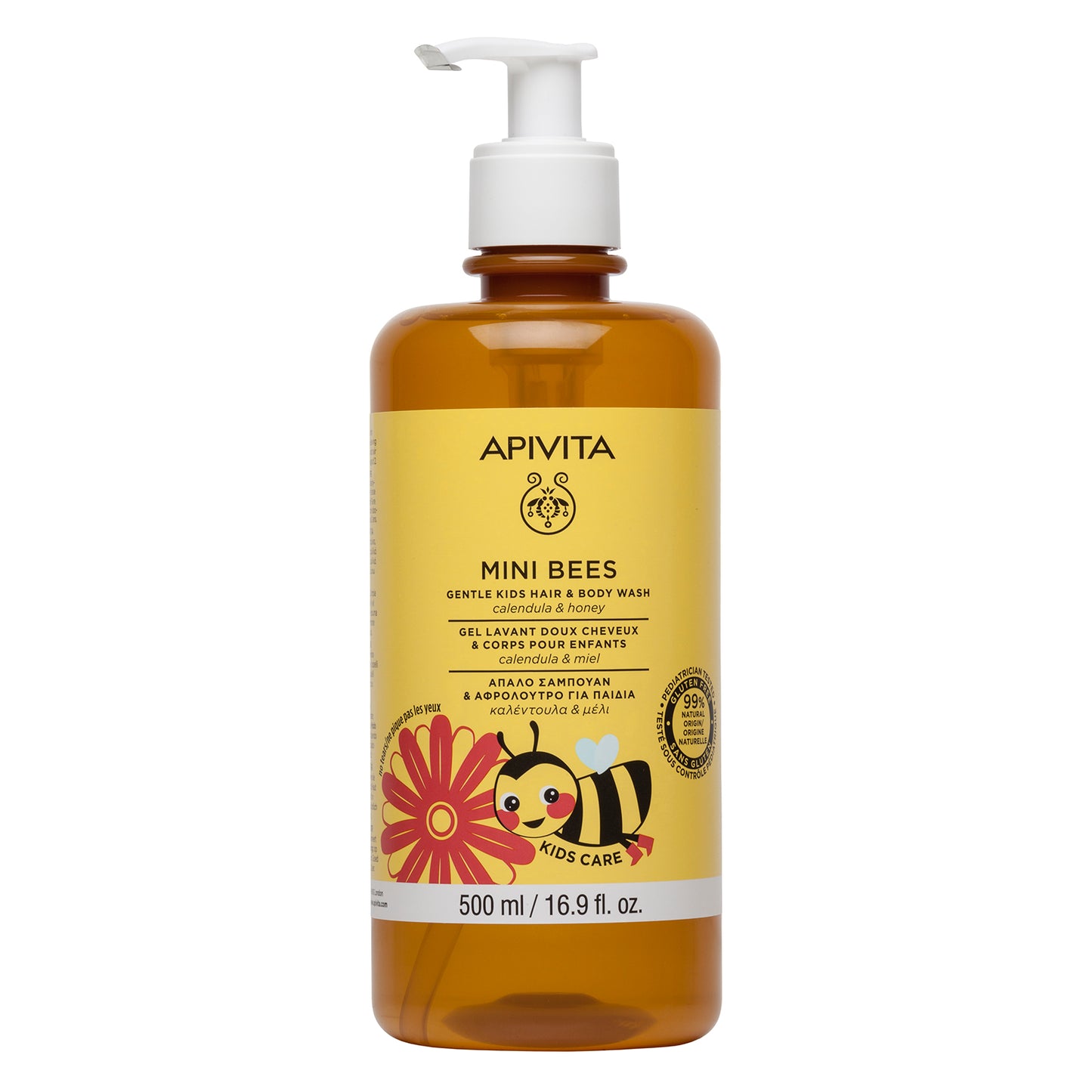 Apivita - Mini Bees Kids hair & Body gel 500ml