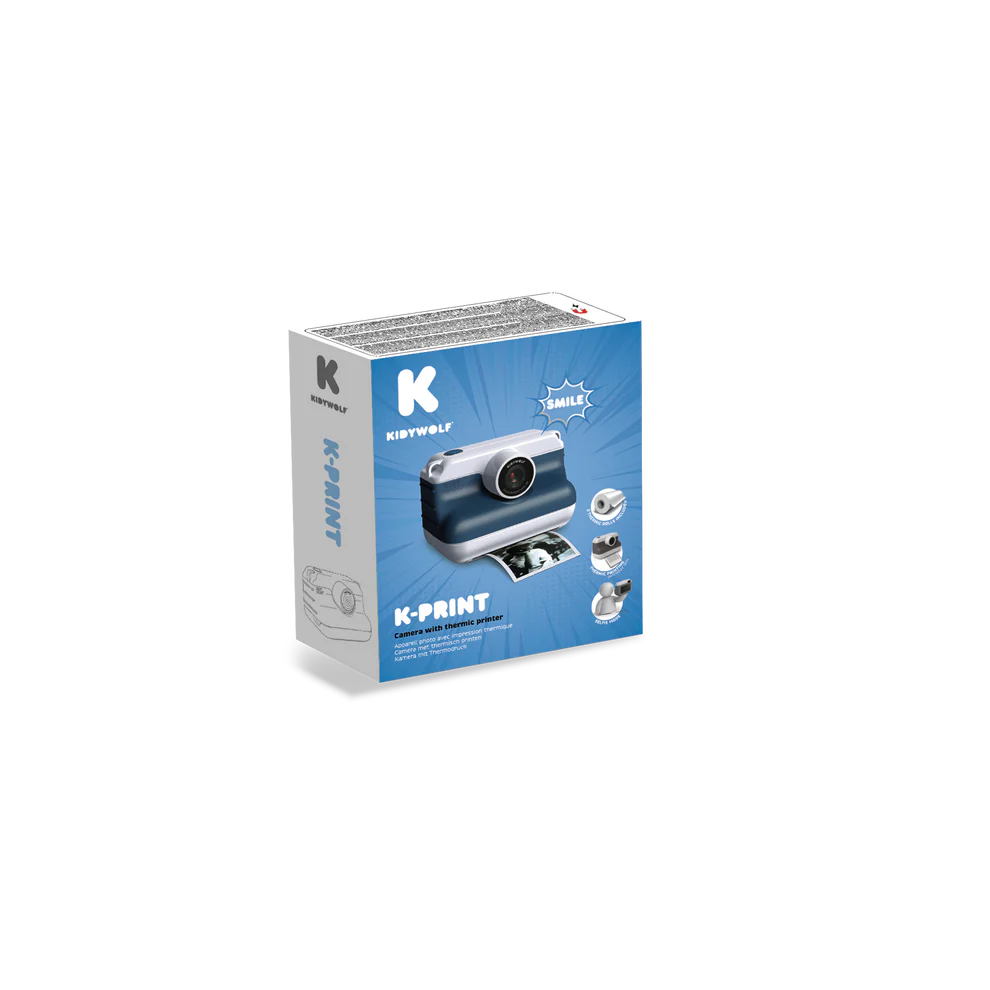 Kidywolf - K-PRINT Thermal printing camera (blue)