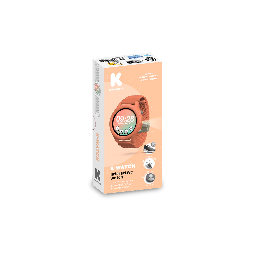 KidyWolf - K-WATCH Interactive watch Salmon