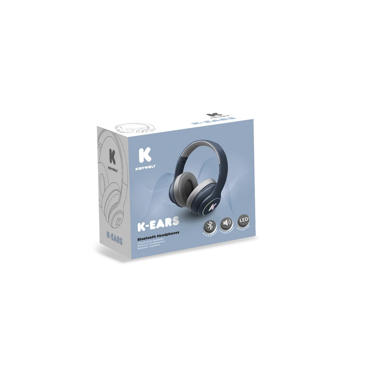 Kidywolf - K-EARS Headphones Blue