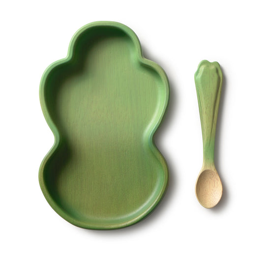 Oli & Carol - Kendall The Kale Plate & Spoon Set