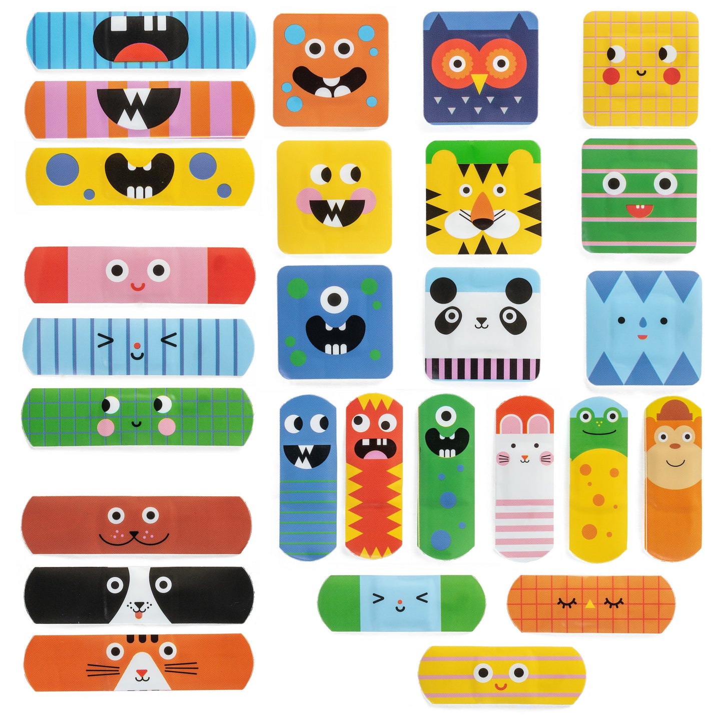 Kikkerland - Kidoki Ouchy Friends Adhesive Bandages