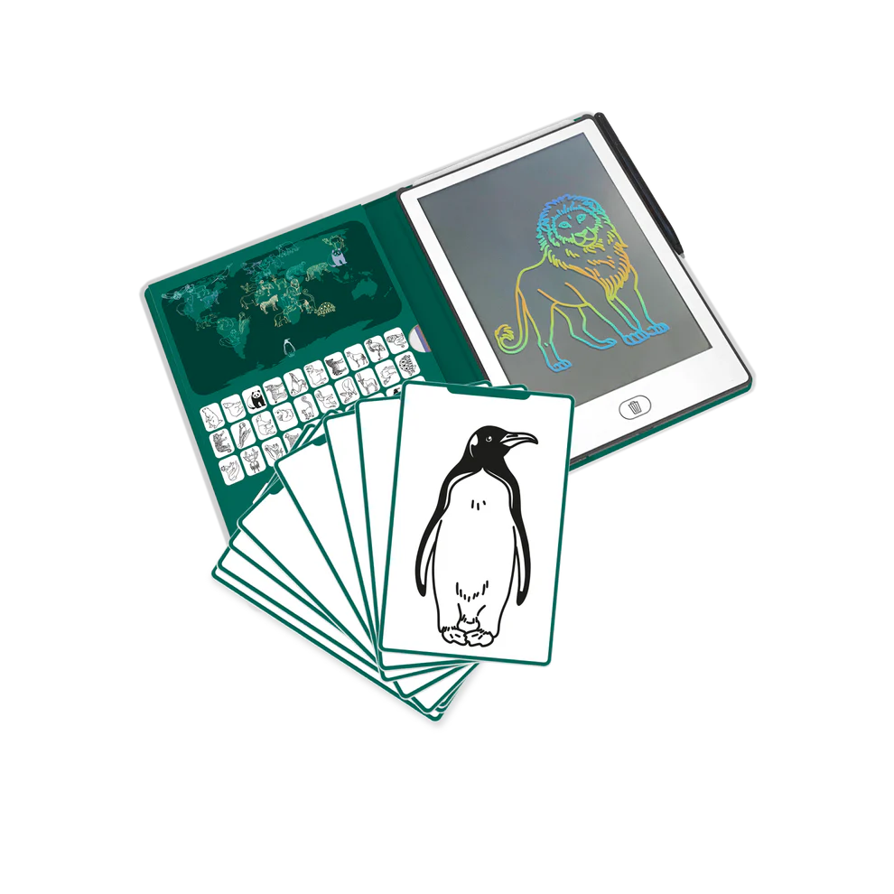 KidyWolf - Kidydraw MINI Drawing tablet Animals around the world