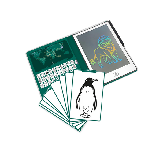 KidyWolf - Kidydraw MINI Drawing tablet Animals around the world