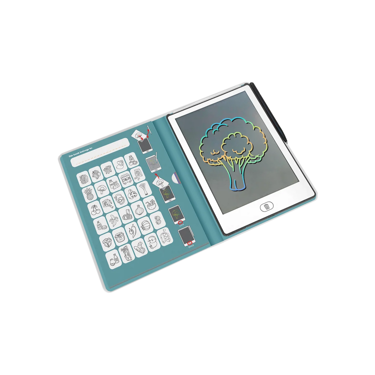 KidyWolf - Kidydraw MINI Drawing tablet My Little Market – colorsquare.net