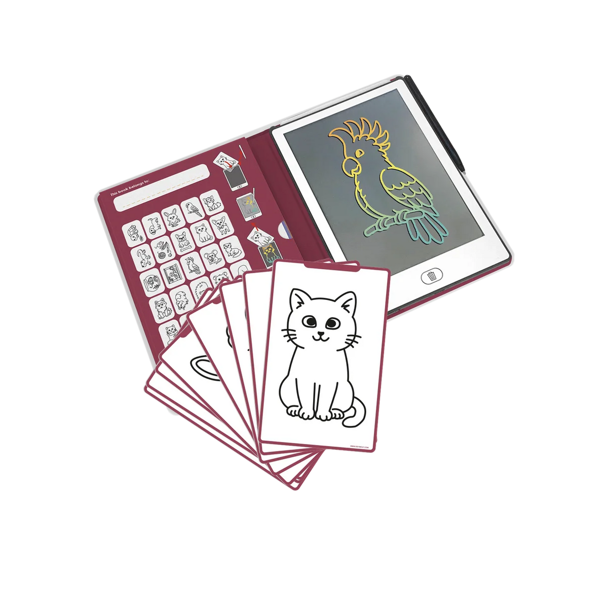 KidyWolf - Kidydraw MINI Drawing tablet Pets – colorsquare.net