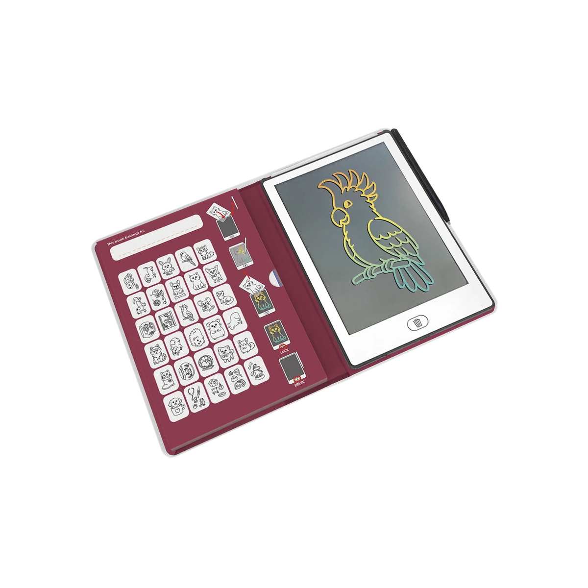 KidyWolf - Kidydraw MINI Drawing tablet  Pets