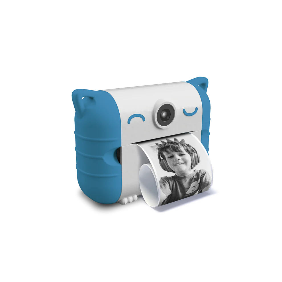 KidyWolf - Kidyprint Thermal printing camera blue
