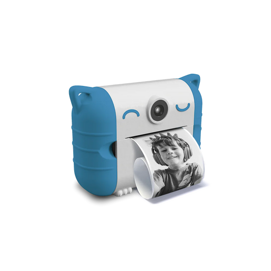 KidyWolf - Kidyprint Thermal printing camera blue
