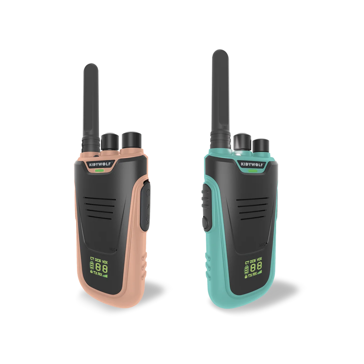 Kidywolf - Kidytalk Walkie-Talkie Cyan/nude