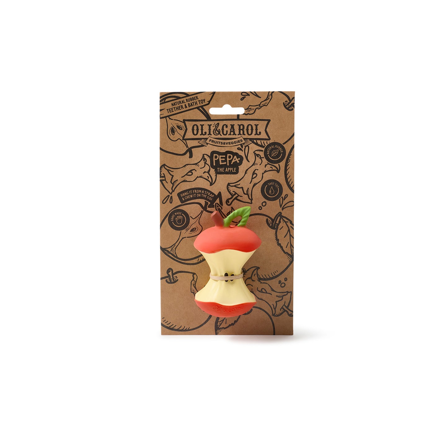 Oli & Carol - Pepa the Apple Baby Teether