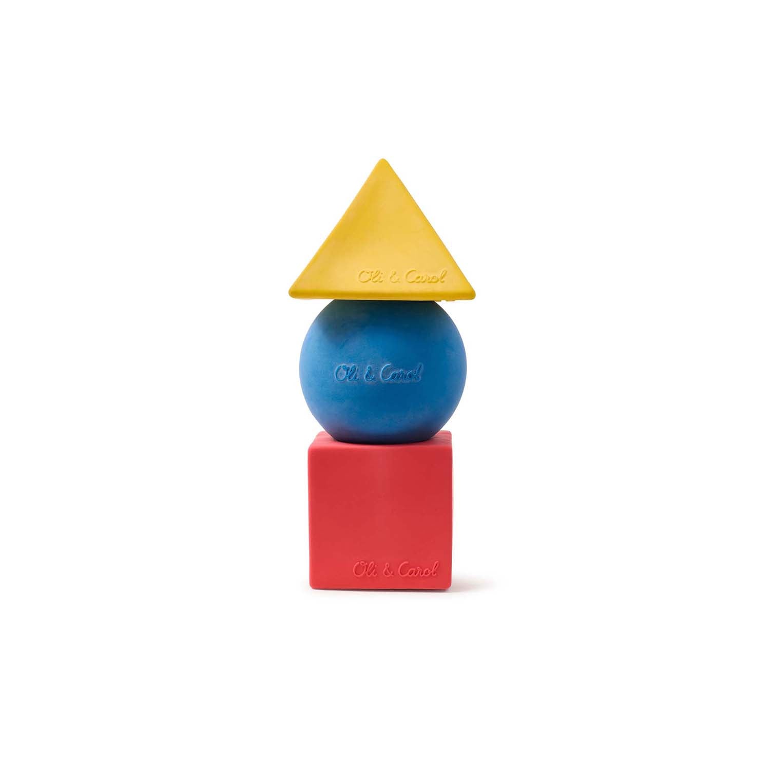 Oli & Carol - Floating Blocks Basic Colors Baby Teether – colorsquare.net
