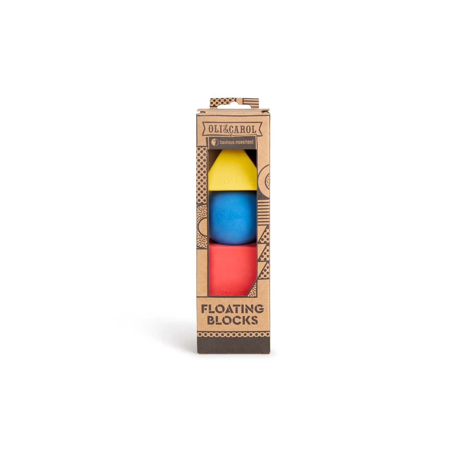 Oli & Carol - Floating Blocks Basic Colors Baby Teether – colorsquare.net