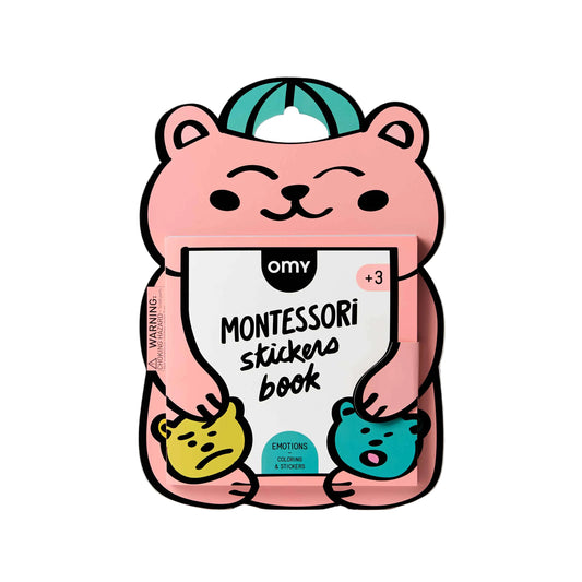 Omy - Montessori Stickers Book Emotions