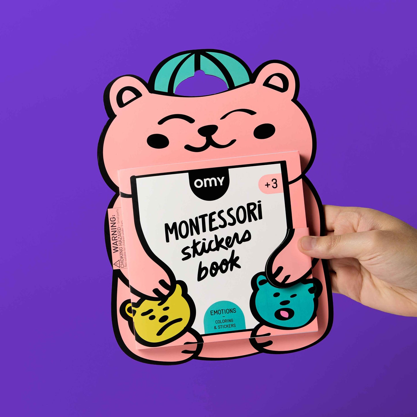 Omy - Montessori Stickers Book Emotions