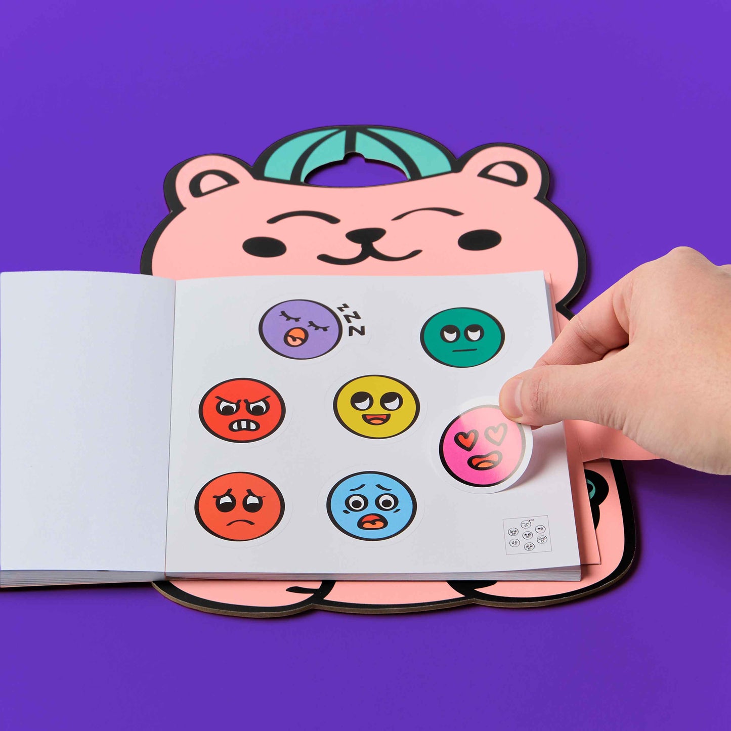 Omy - Montessori Stickers Book Emotions