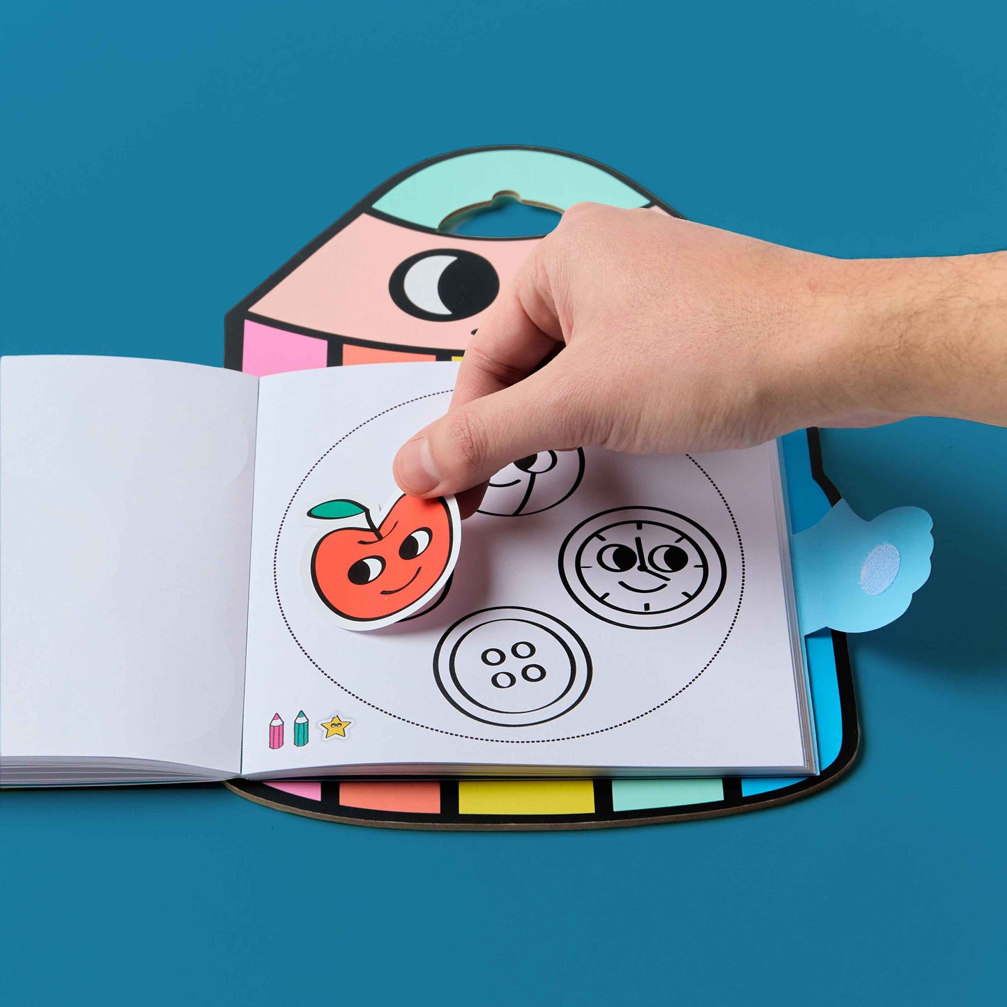 Omy - Montessori Stickers Book Geometric Shapes