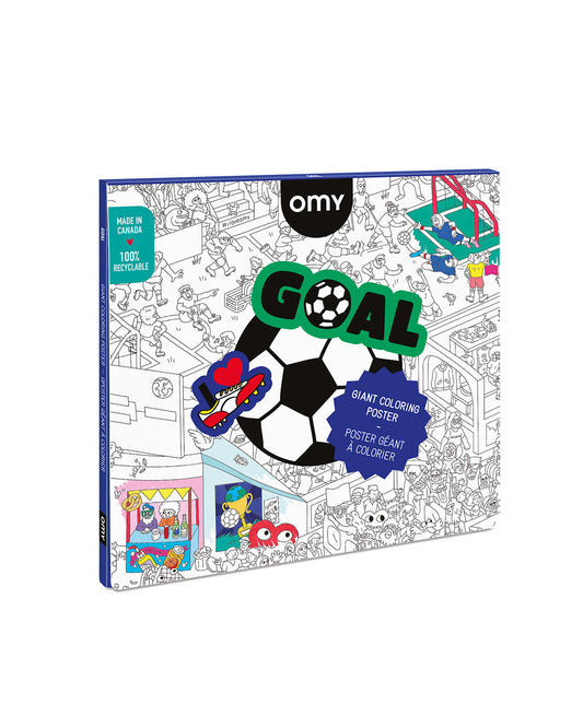 Omy - Goal Giant Coloring Poster