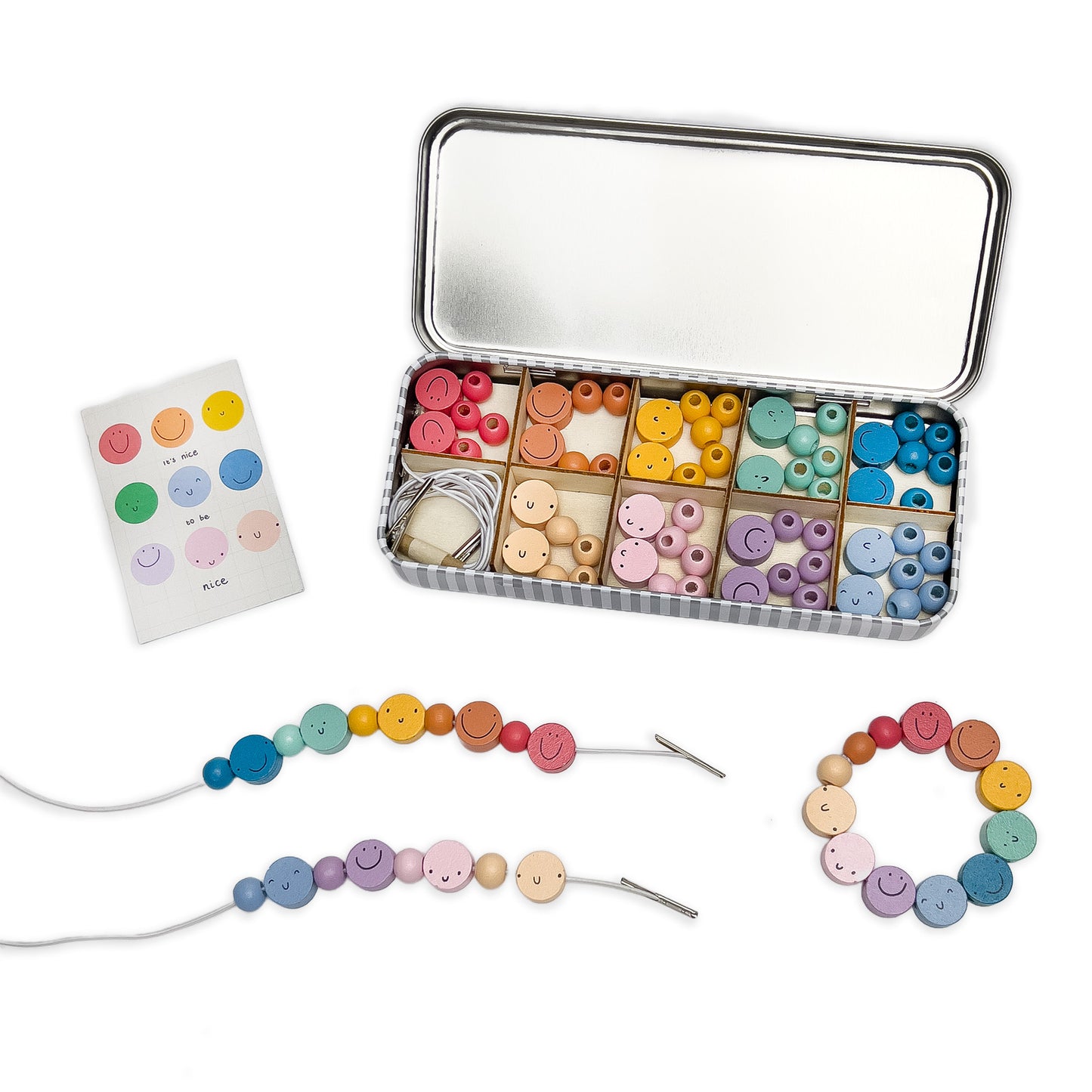 Cotton Twist - It's Nice To Be Nice Bracelet Beading Kit