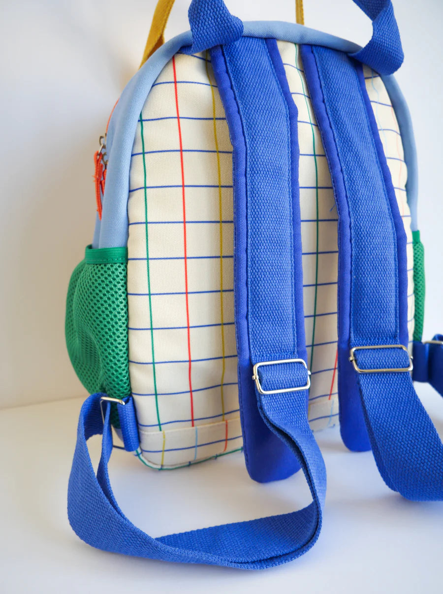 Mini Kyomo - Color block and notebook backpack