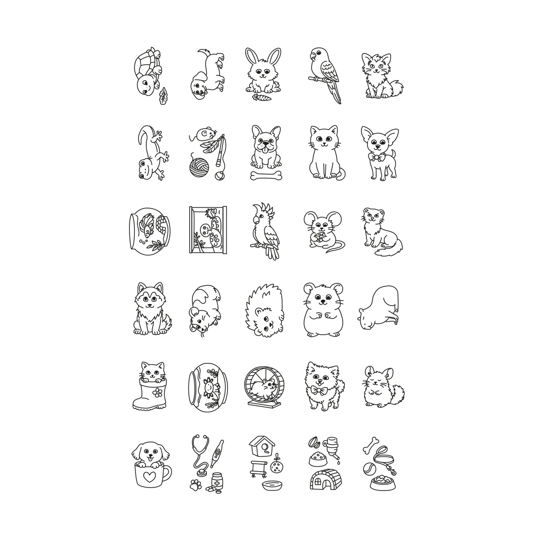 KidyWolf - Kidydraw MINI Drawing tablet  Pets