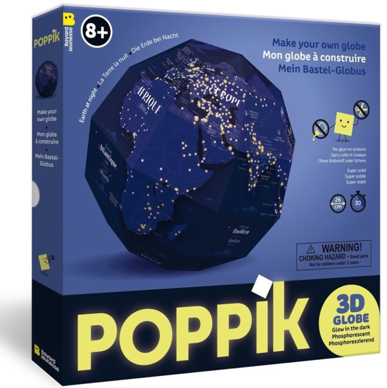 Poppik - Globe 3D at Night Phosphorescent