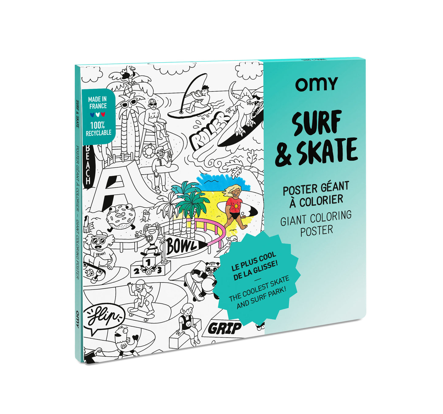 Omy - Surf & Skate Poster