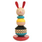 Petit Collage - Wooden Rabbit Stacker Toy