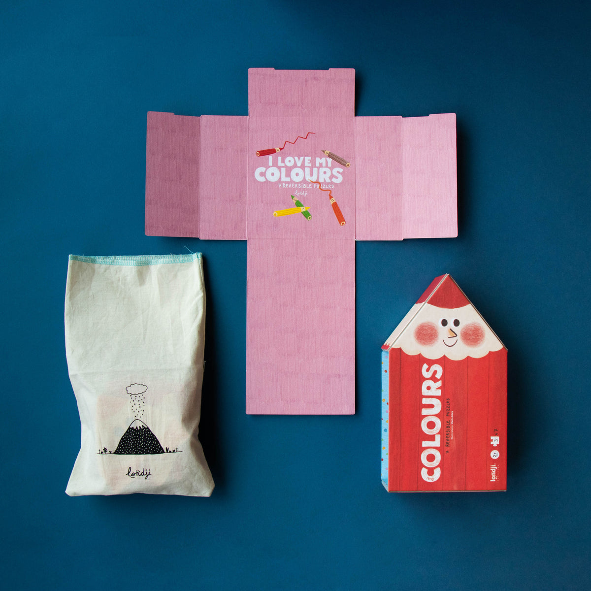 Londji - Puzzle MY COLOURS Red