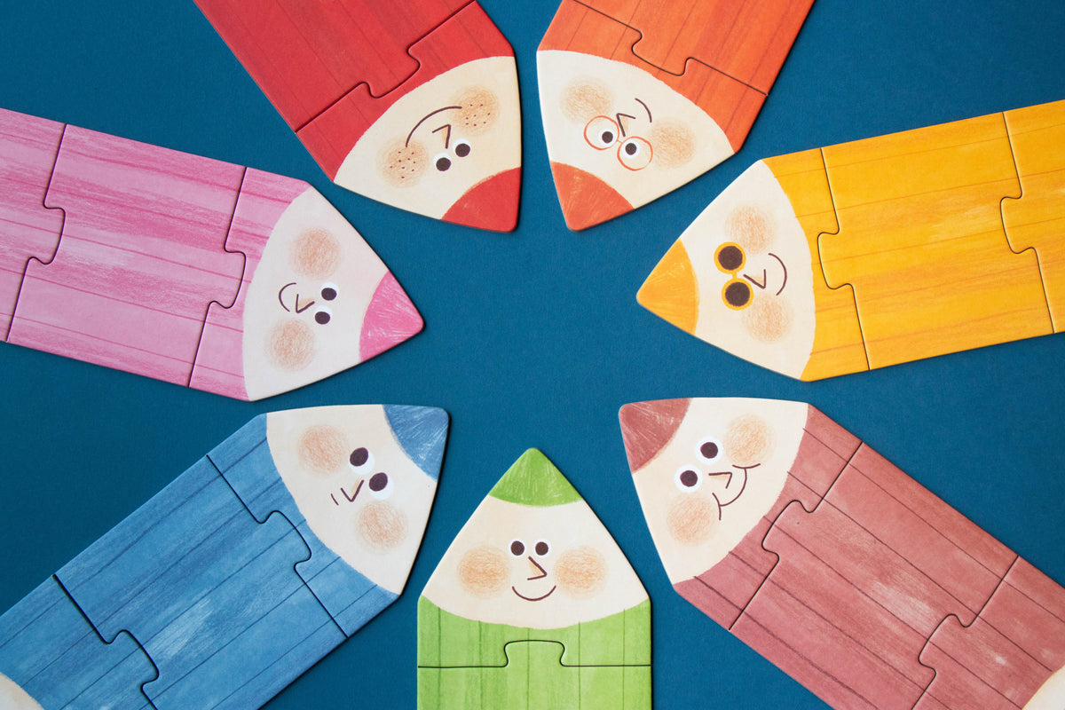 Londji - Puzzle MY COLOURS Red