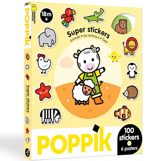Poppik - Sticker Box Animals