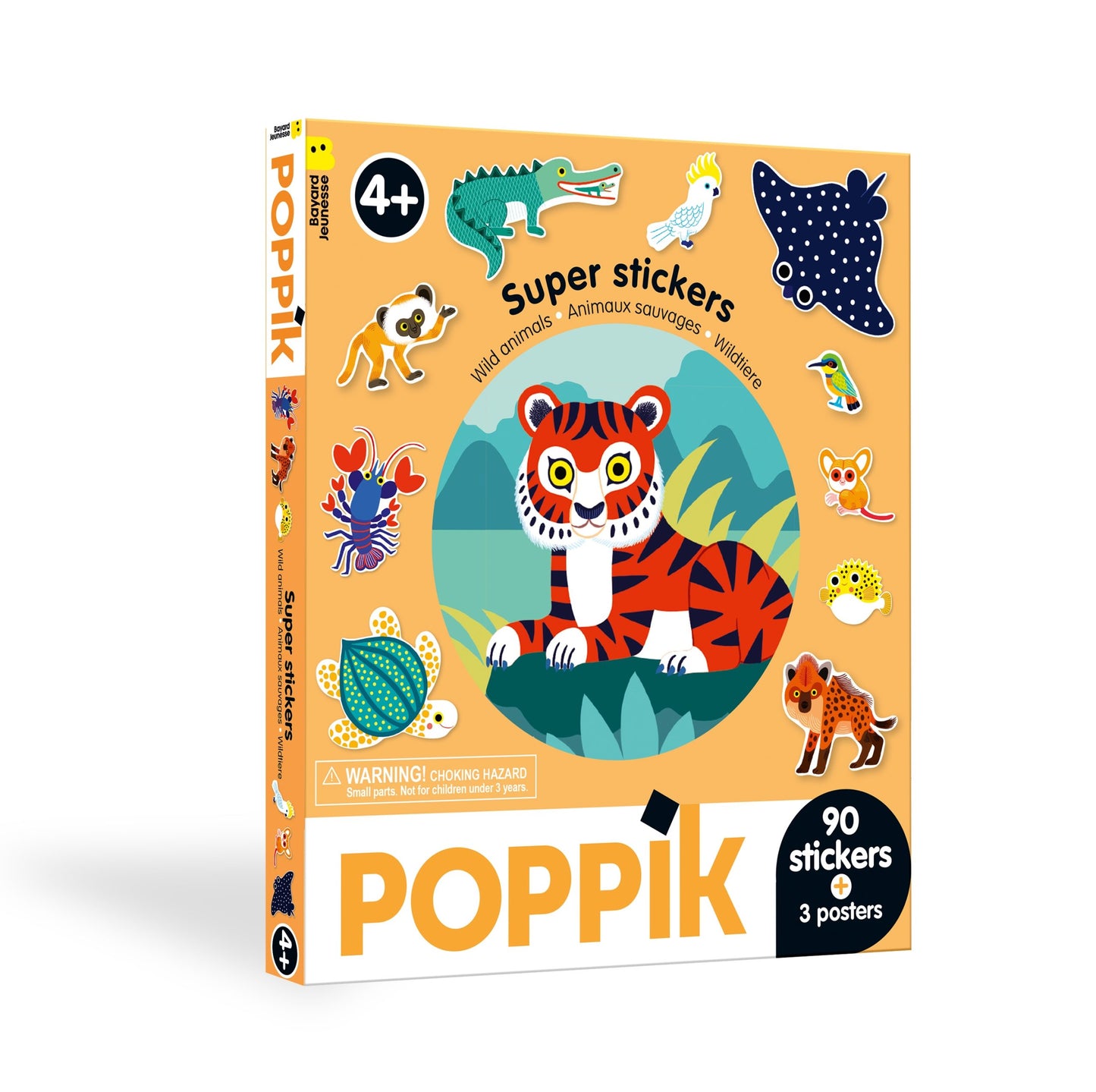 Poppik - Sticker Box Wild Animals
