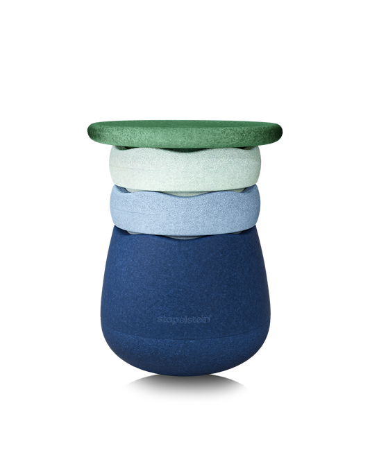Stapelstein - Dynamic all – Modular stool for movement & concentration at any age (Waters&greens))