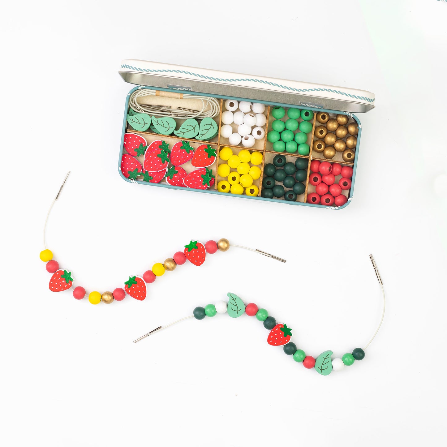 Cotton Twist - Strawberry Bracelet Beading Kit