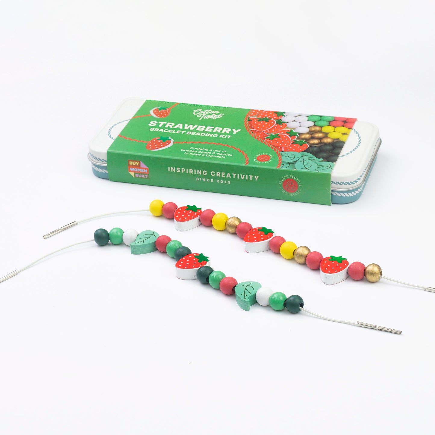 Cotton Twist - Strawberry Bracelet Beading Kit